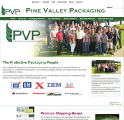 Pine valley packaging web link